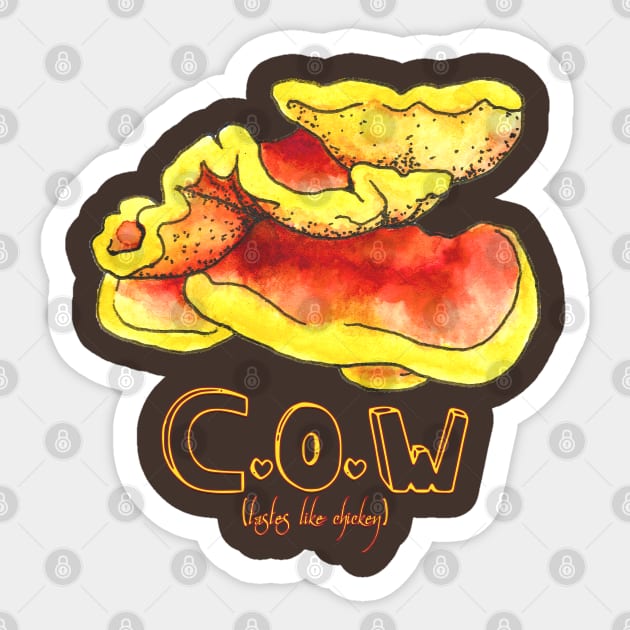 Chicken Of The Woods Sticker by ThisIsNotAnImageOfLoss